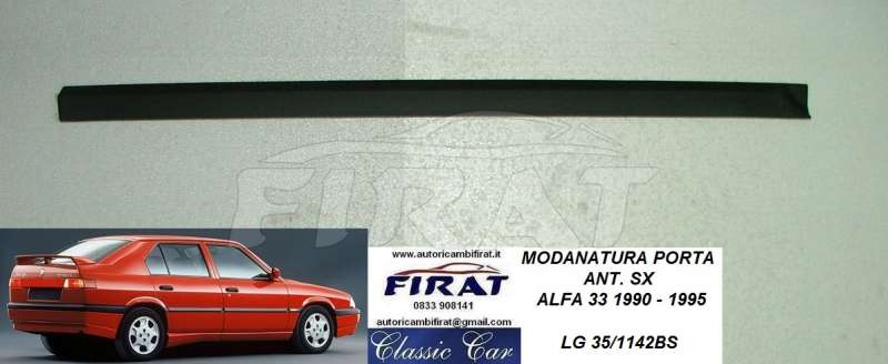 MODANATURA PORTA ALFA 33 91-95 ANT.SX MODANATURA PORTA ALFA 33 91-95 ANT.SX